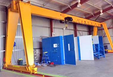standard 20 ton gantry crane single girder for indoor use