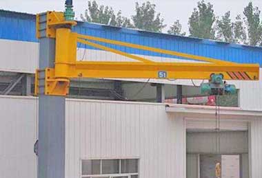 Electric Motor Driven Slewing Wall Mounted Jib Crane