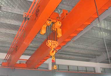 Low profile chain hoist