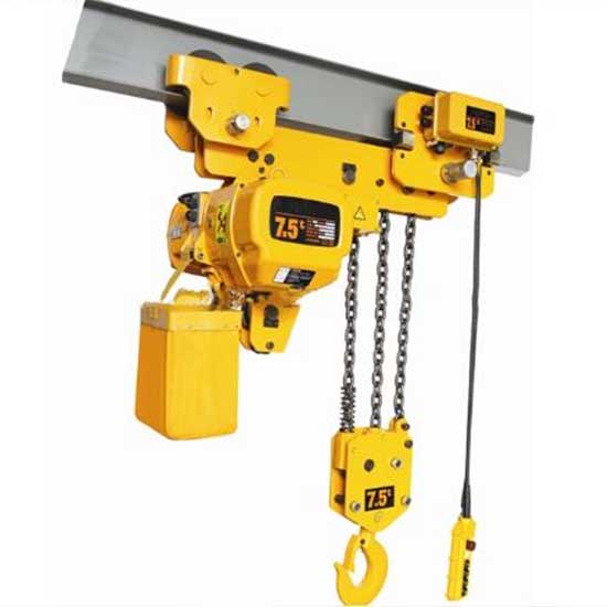 Low profile chain hoist