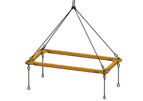 Crane spreader beams