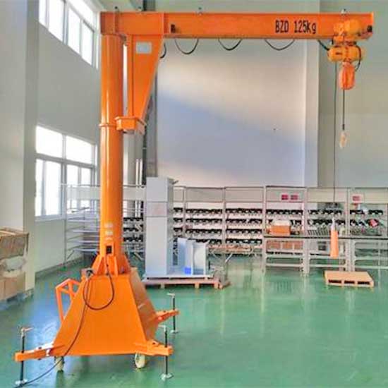 Slewing jib crane