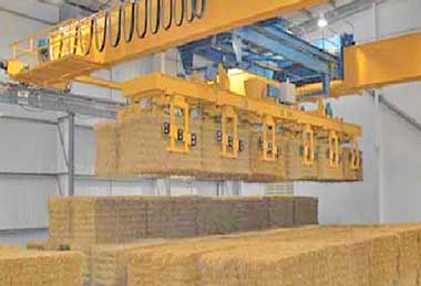 Crane for waste recycling and sorting