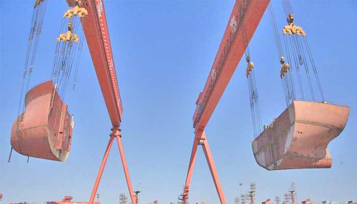 Shipbuilding crane Shipbuilding crane
