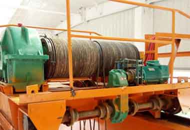 Chinese style open winch