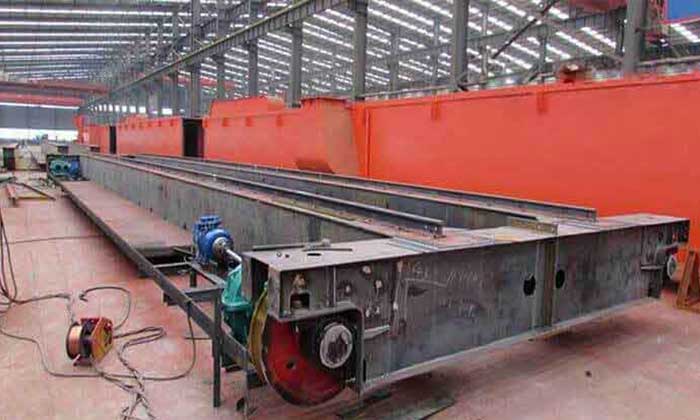 Box girder design of double girder overhead crane Box girder design of double girder overhead crane