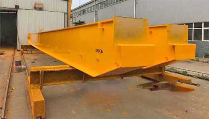 Main girder of 6.3 + 6.3 ton overhead travelling crane