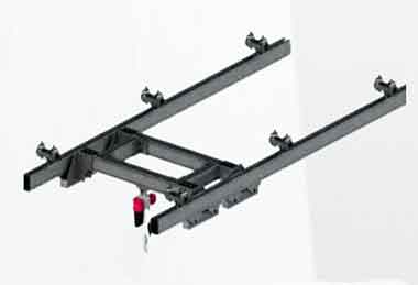 Double girder and track KBK crane type