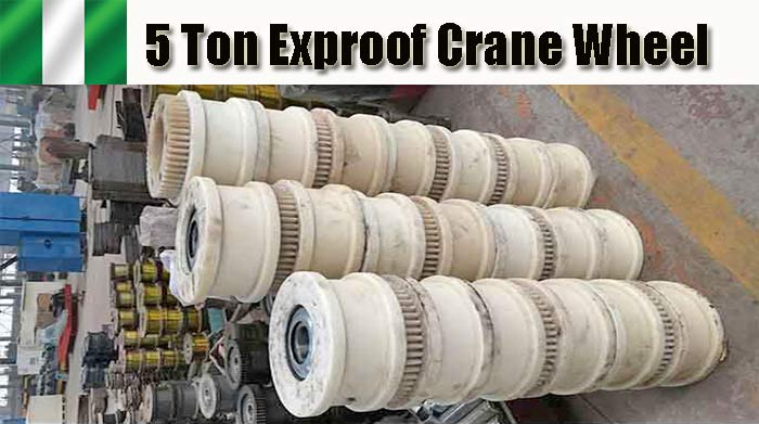 Crane wheel for 5 ton overhead crane served for Lact Equipment Maintenance Nigeria