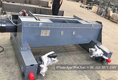 Double girder trolley for 25 ton gantry crane 