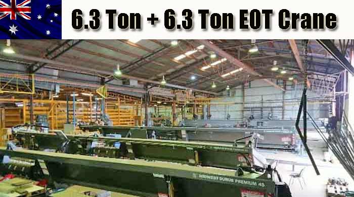 Agricultural equipment workshop of Australian client