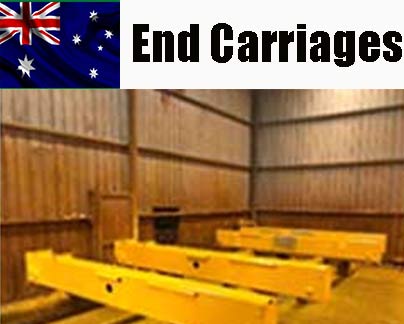 End girder of 6.3 ton + 6.3 ton overhead crane for sale Australia