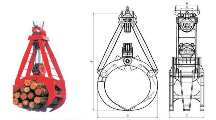 Wood Grab Bucket Wood Grab Bucket