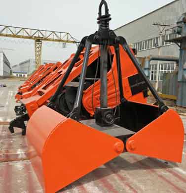 Clamshell bucket grab bucket Clamshell bucket grab bucket