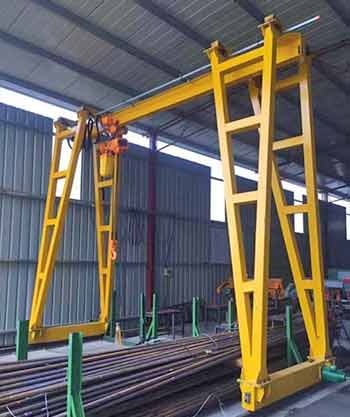 Truss leg small gantry crane 