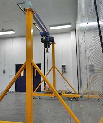 Sanitary gantry crane 