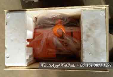 0.5 ton electric chain hoist packed for delivery to Azerbaijan