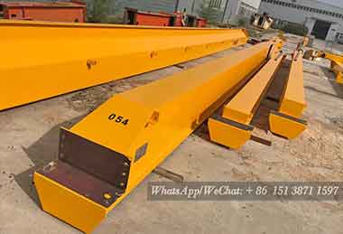 Main girder of electric single girder overhead crane for sale Uzbekistan