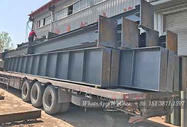 Supporting columns and crane bearing beams of single girder overhead overhead crane for sale Uzbekistan