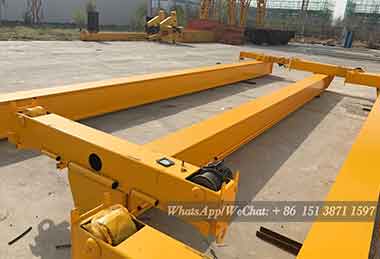 Main girder of single girder overhead eot crane for sale Uzbekistan