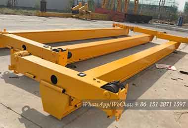 Electric single girder overhead eot crane for sale Uzbekistan