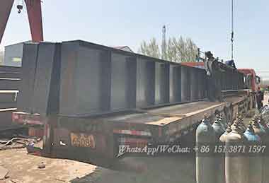 Bearing beam of single girder overhead eot crane for sale Uzbekistan