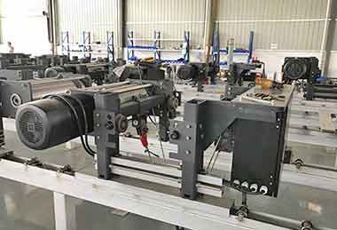 FEM standard monorail hoist of single girder overhead eot crane for sale Uzbekistan