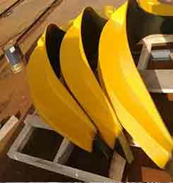 orange peel grab bucket parts