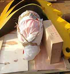 orange peel grab bucket parts