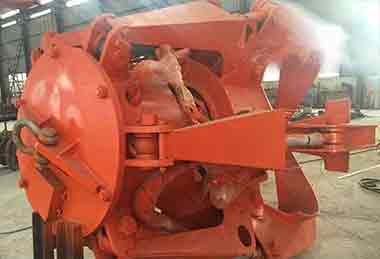 Orange peel grab for overhead crane and gantry crane 
