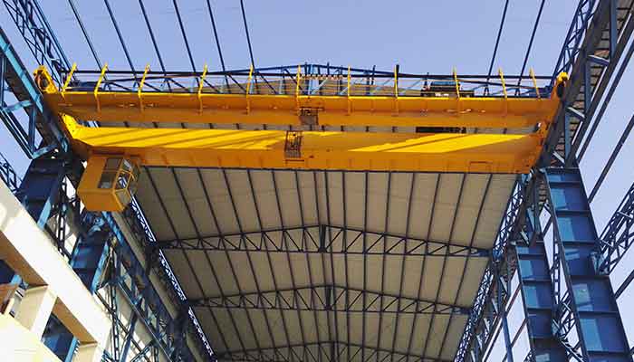 Overhead crane installed in new steel mill plant for client in Algeria