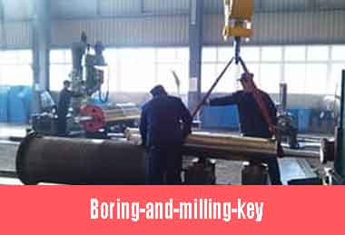 Boring and-milling key - Rope drum processing proceture 8