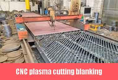 CNC plasma cutting blanking - Rope drum cuting & blanking proceture 1
