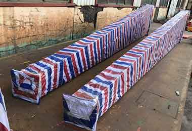 Supporting legs of 10 ton single girder electric hoist gantry crane 