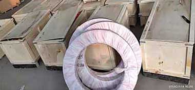 Hoist and parts and components wooden boxed for delivery to USA