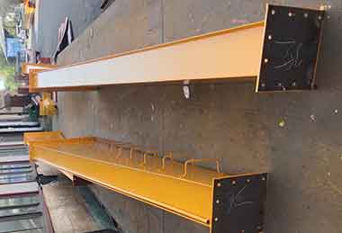 Supporting gantry crane legs for 10 ton crane project in Kenya