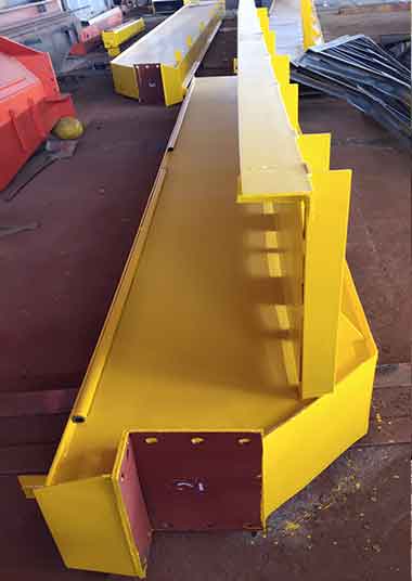 Main girder of double beam bridge crane for sale Argentina Main girder of double beam bridge crane for sale Argentina