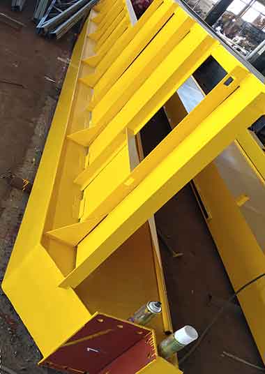 Mainentance platform of 5 ton double girder overhead crane for sale Argentina Mainentance platform of 5 ton double girder overhead crane for sale Argentina
