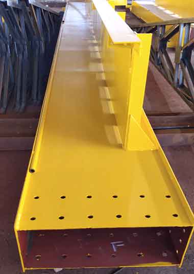Main girder of 5 ton double girder bridge crane for sale Argentina Main girder of 5 ton double girder bridge crane for sale Argentina