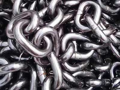 Manganese steel lifting chain