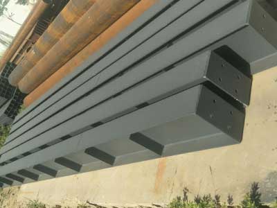 Runway beam for top runnning single girder crane to Bangladesh