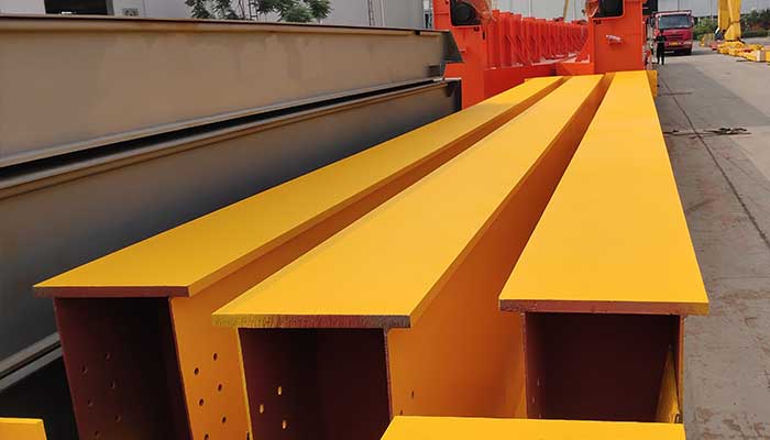 Box girder designed single girder overhead cranes for sale UAE