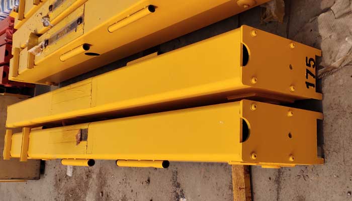 End carriages of 16 ton and 8 ton + 8 ton overhead bridge crane