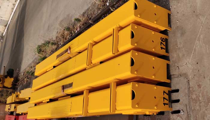 End carriages of 16 ton and 8 ton + 8 ton overhead bridge crane