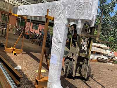 Slewing cantilever of 2.5 ton rotating jib crane Slewing cantilever of 2.5 ton rotating jib crane