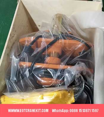 Parts and components delivery to Peru in wooden case