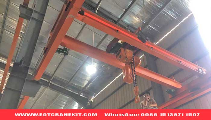Top running double girder i beam bridge crane Top running double girder i beam bridge crane