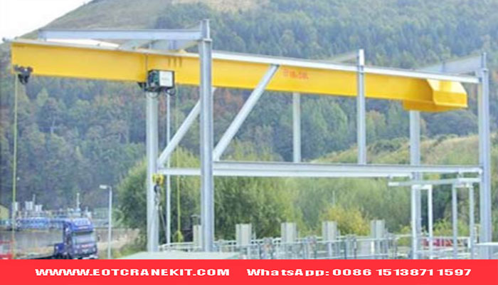 Freestanding monorail i beam bridge crane Freestanding monorail i beam bridge crane