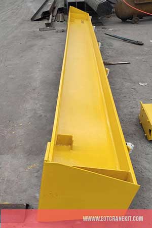 Main girder of 2 ton outdoor bridge crane 
