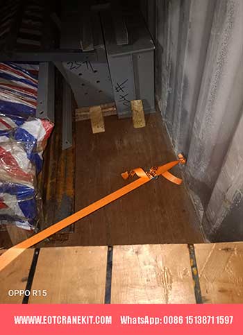 Packed and delivery of double girder overhead crane